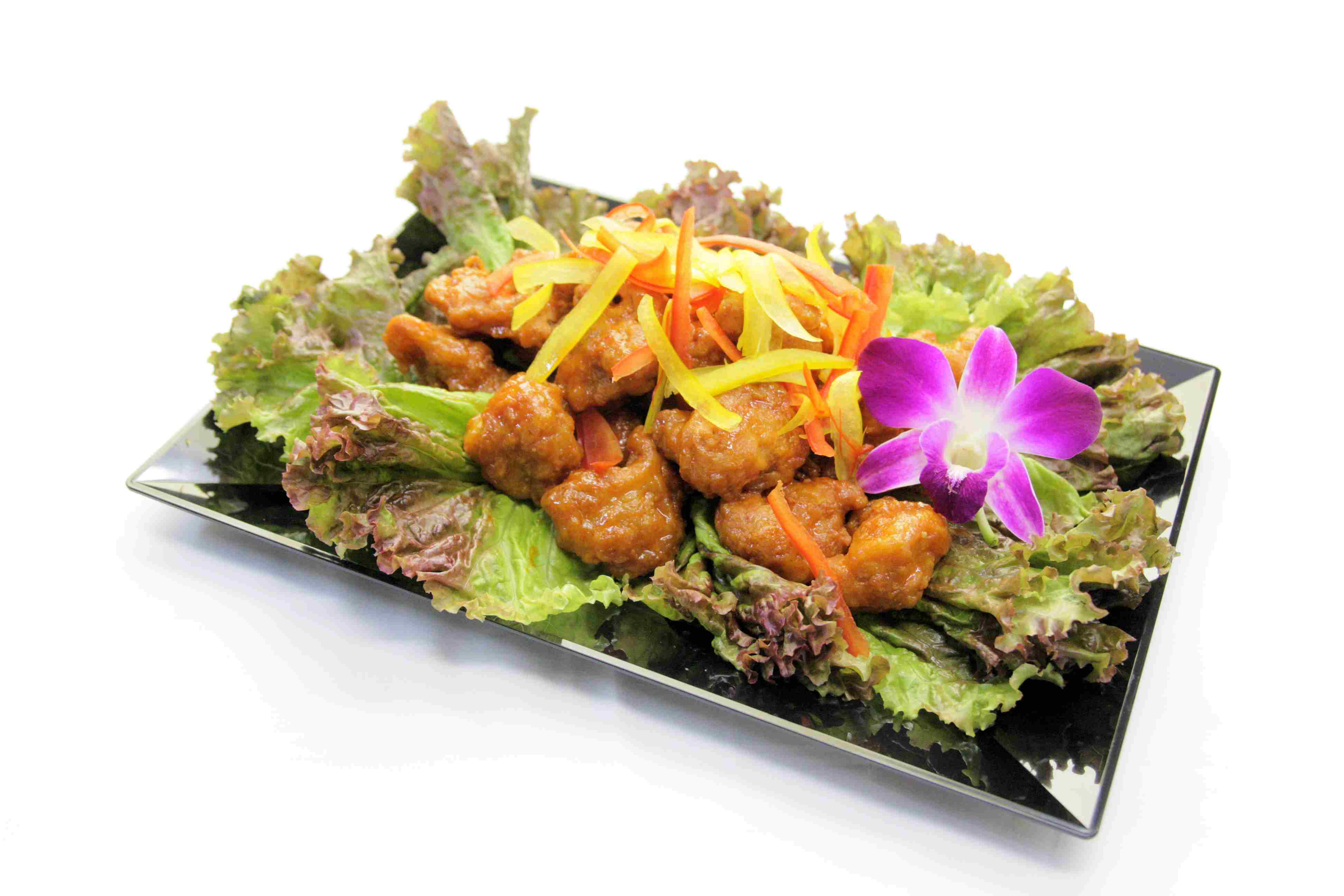 鳥の唐揚げチリソース和え